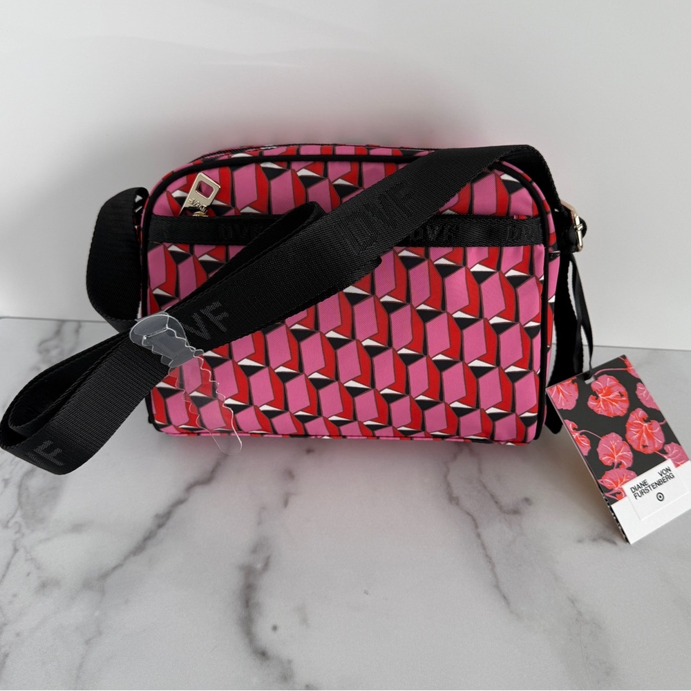 DVF x Target Bag in Pink/Red/Black/White - LE 2023 NWT